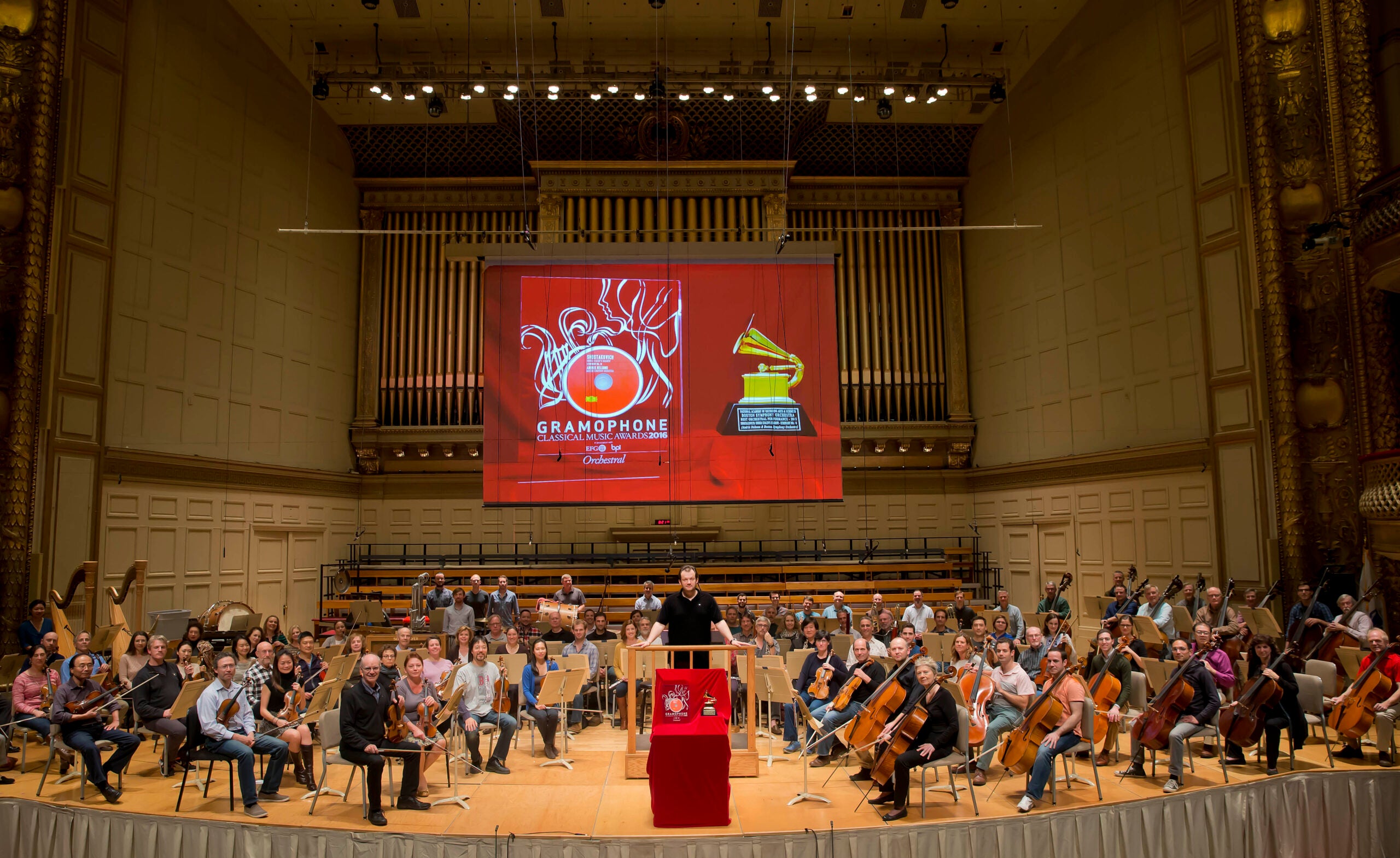 The Boston Symphony Orchestra just won the Grammy for best
