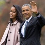 Barack and Malia Obama