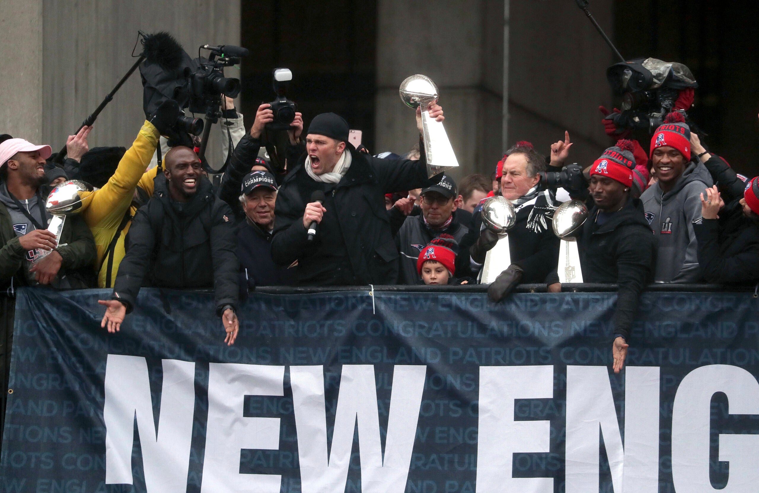 Patriots Fans Around Boston Stand by Tom Brady - The New York Times