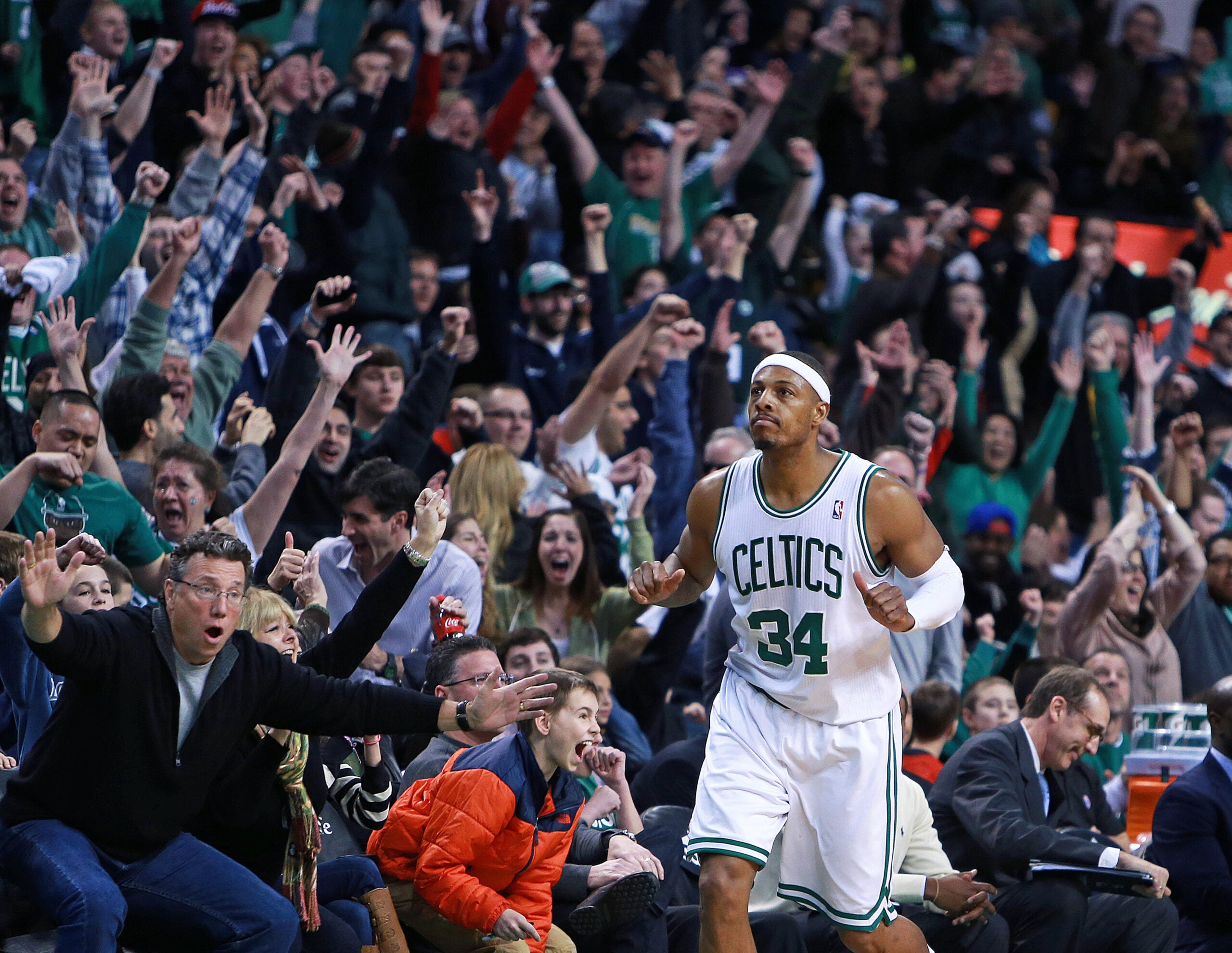 Paul Pierce Jersey Dedicated to Red Auerbach - Boston Celtics History