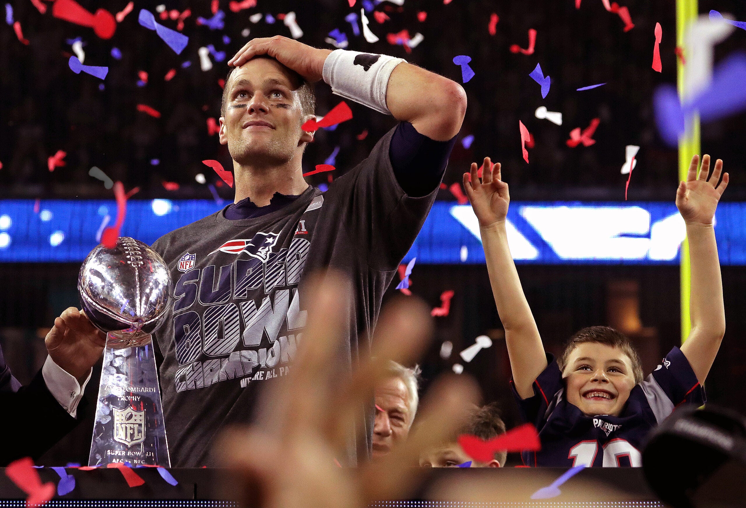 brady with his rings