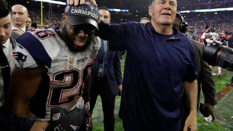 James White lauds Bill Belichick for having 'an open mind' regarding  protests - The Boston Globe