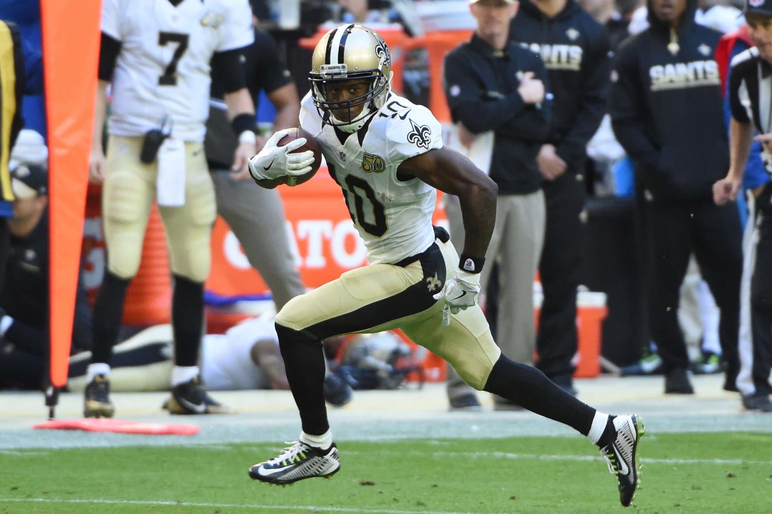 Why do Saints want to trade receiver Brandin Cooks?