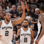 Kawhi Leonard, Patty Mills, LaMarcus Aldridge