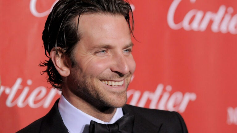 Award winner Bradley Cooper stopped for photos on the red carpet.