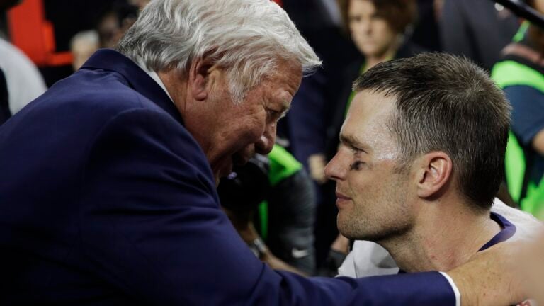 Robert Kraft Tom Brady Patriots