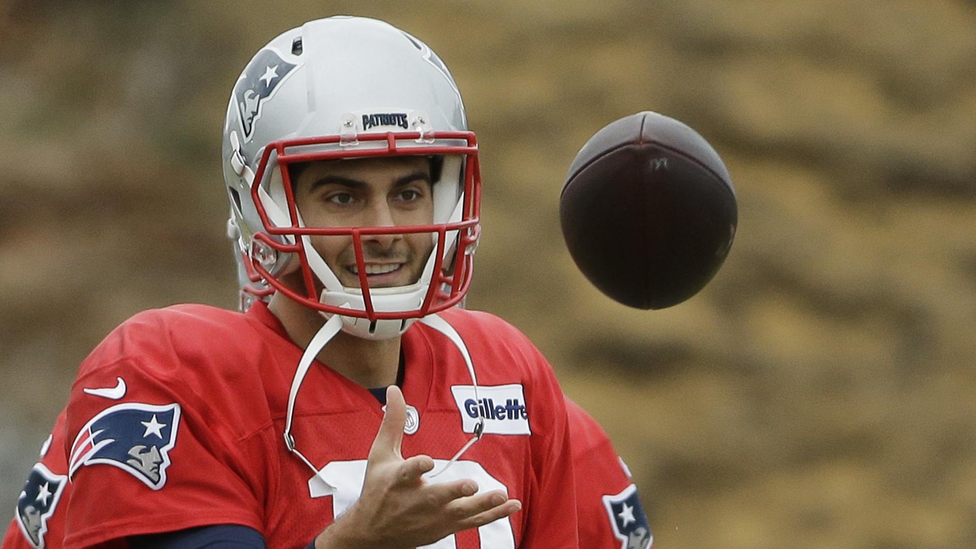 With Jimmy Garoppolo staying put, where will Patriots turn in draft?