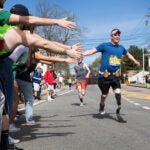 Boston Marathon spectators