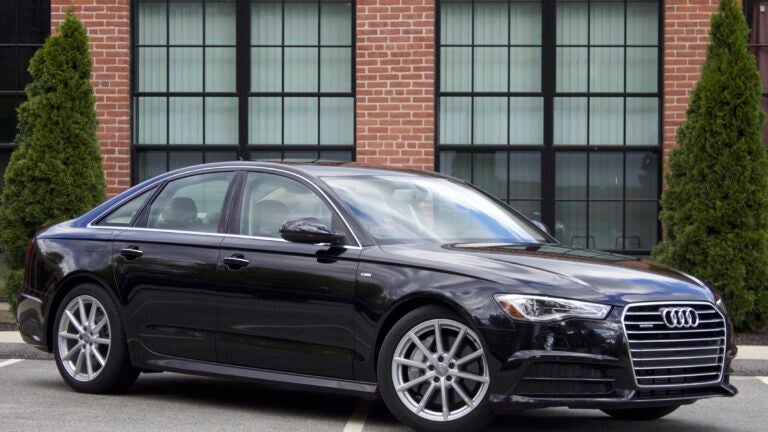 audi black a6