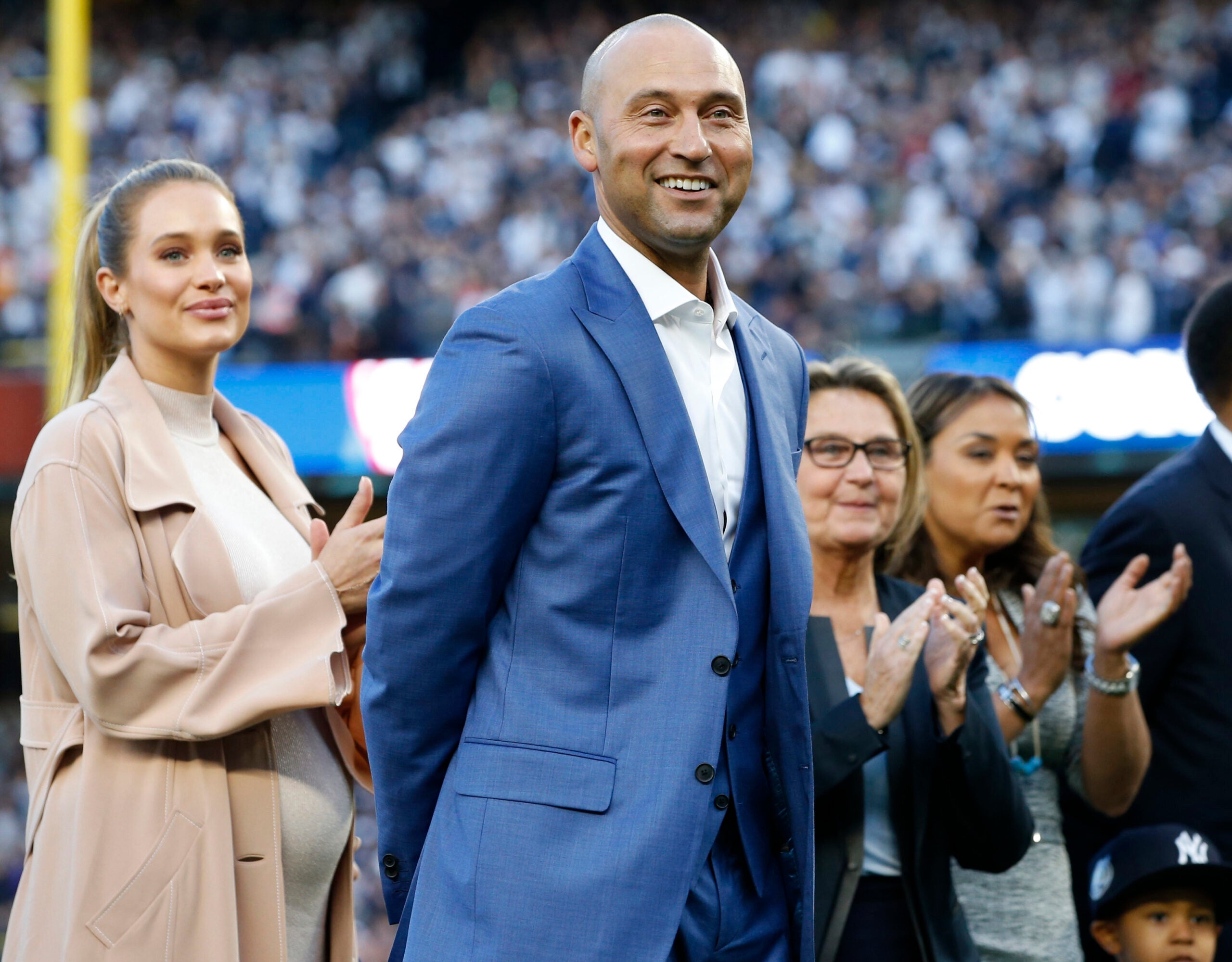 Derek Jeter's Number Retired in a Ceremony at Yankee Stadium