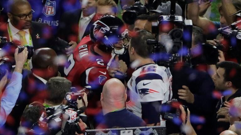 Patriots Falcons Super Bowl Football