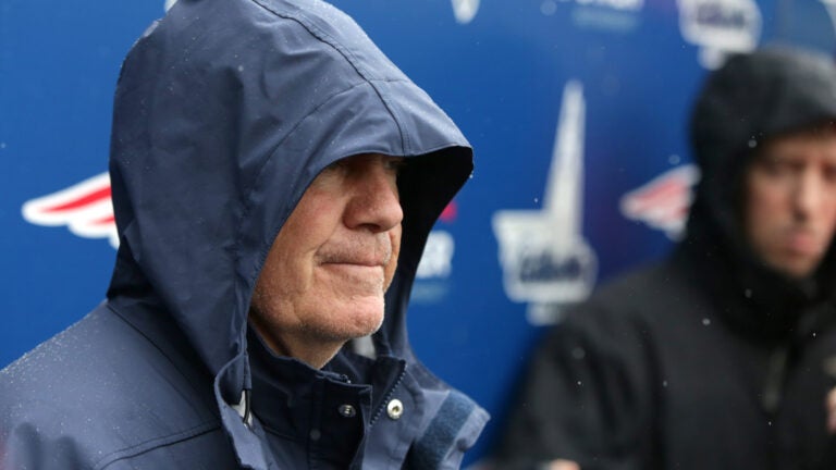 Bill Belichick&#39;s rain jacket hood at Patriots camp inspired a deluge of Sith  Lord memes