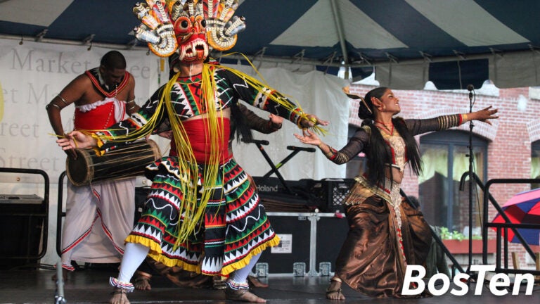 The Sri Lankan Dance Academy of NY performed traditional Sri Lankan dance during the 2016 Lowell Folk Festival (at the Market Street Stage).