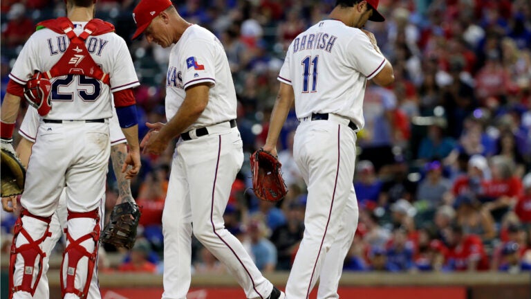 An ump told Adrian Beltre to move into the on-deck circle. So Beltre moved  the circle - The Boston Globe