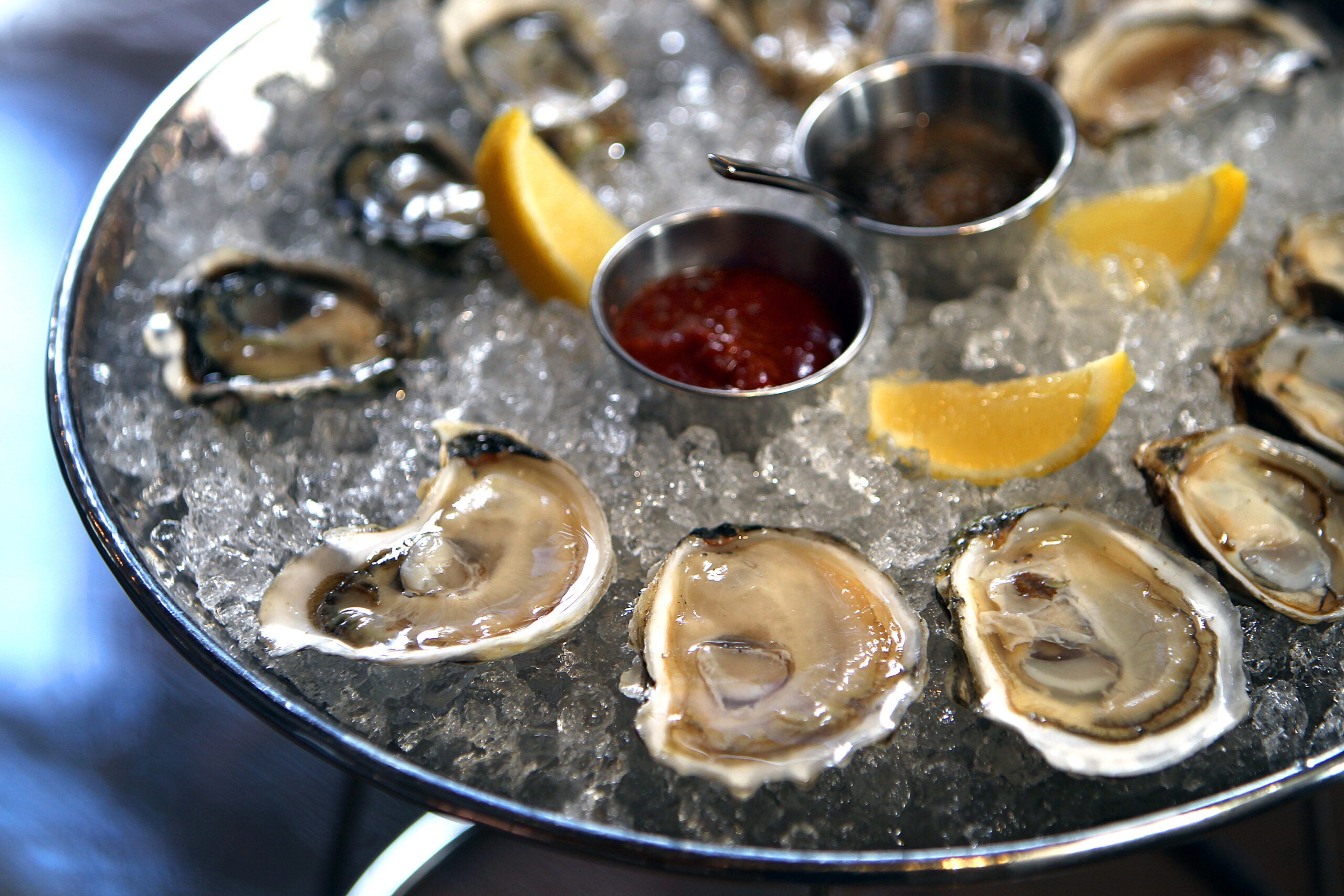 The Oyster Bed Grill Pan - Island Creek Oysters