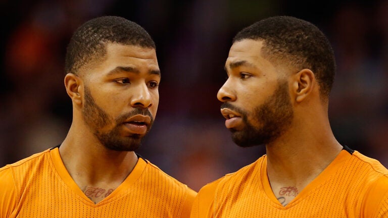 Video: Marcus Morris Hilariously Reacts to Markieff Morris Joining