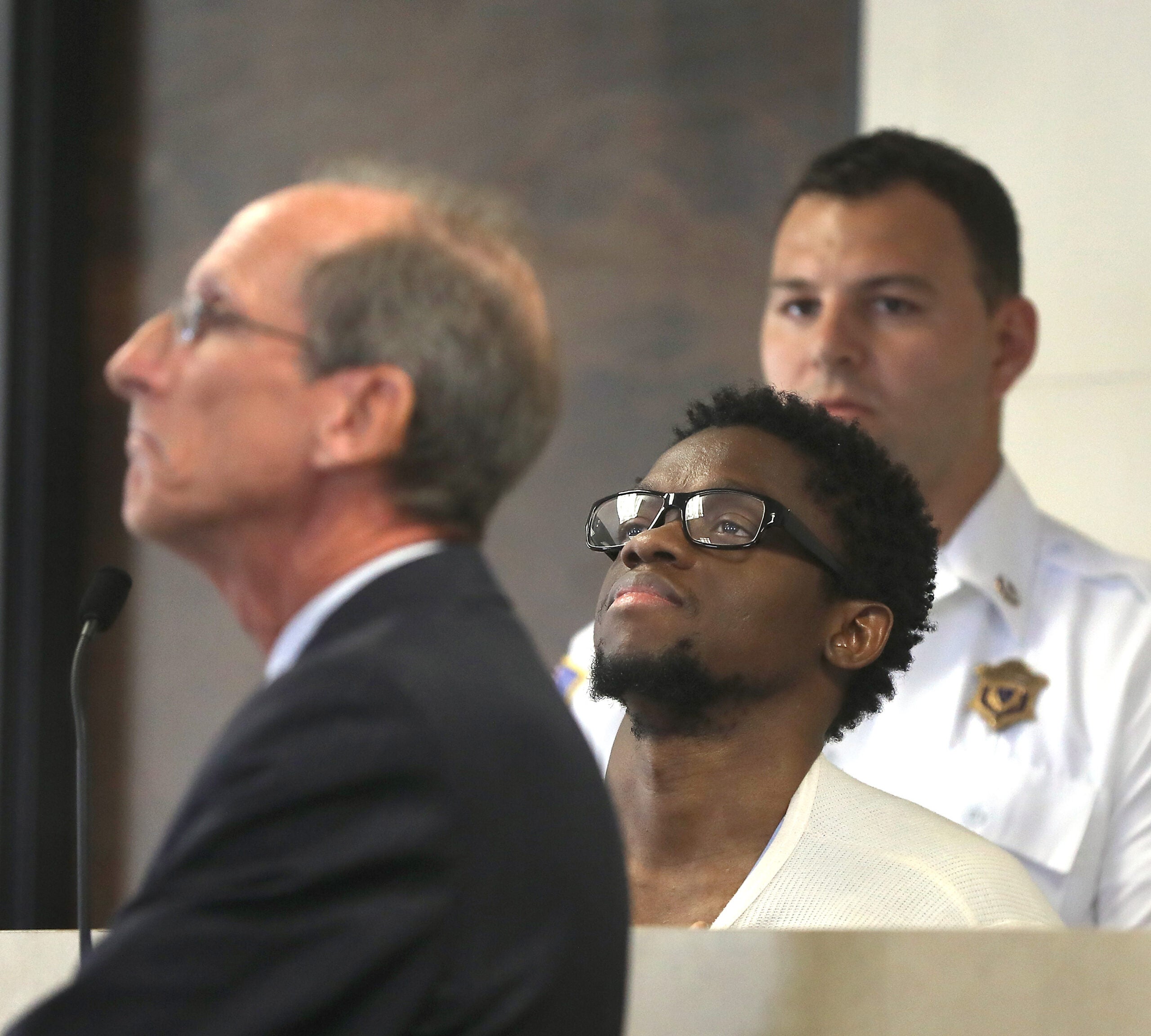 Man charged in penthouse double murder held without bail