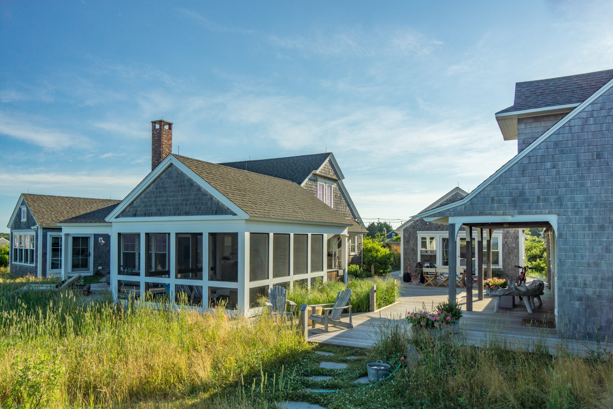 Cluster of cottages proves just right for couple’s vacation home