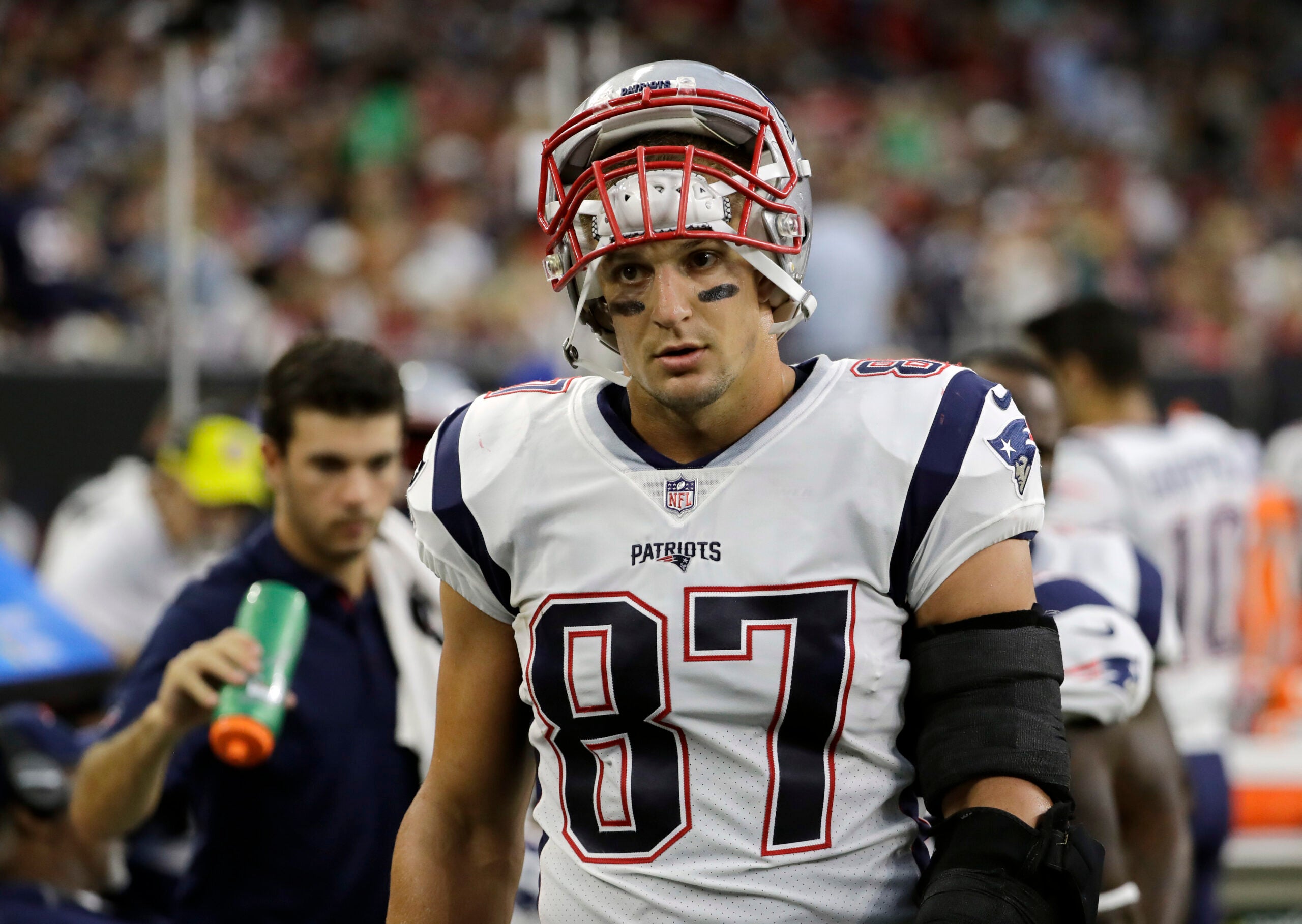 Here's what Rob Gronkowski said about his first preseason game since 2012