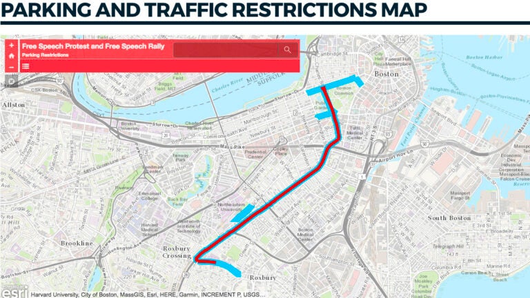 Boston Parking Ban Map Here Are The Street Closures And Parking Restrictions For Saturday's  Demonstrations