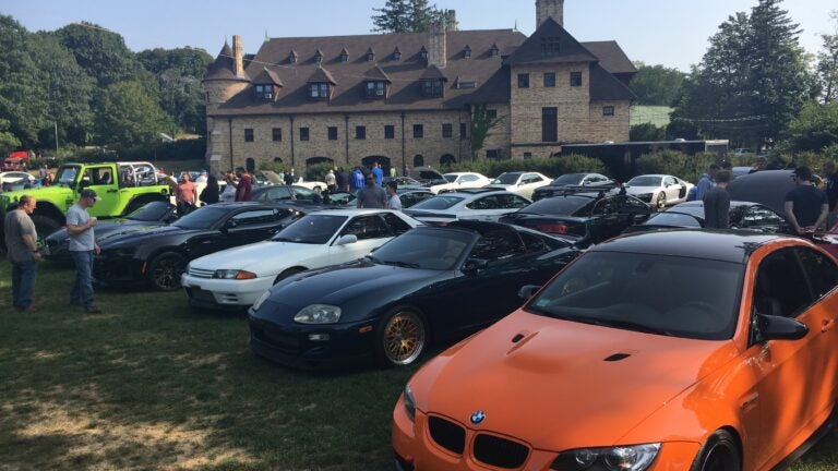 Cars & Coffee at the Larz Anderson Auto Museum.