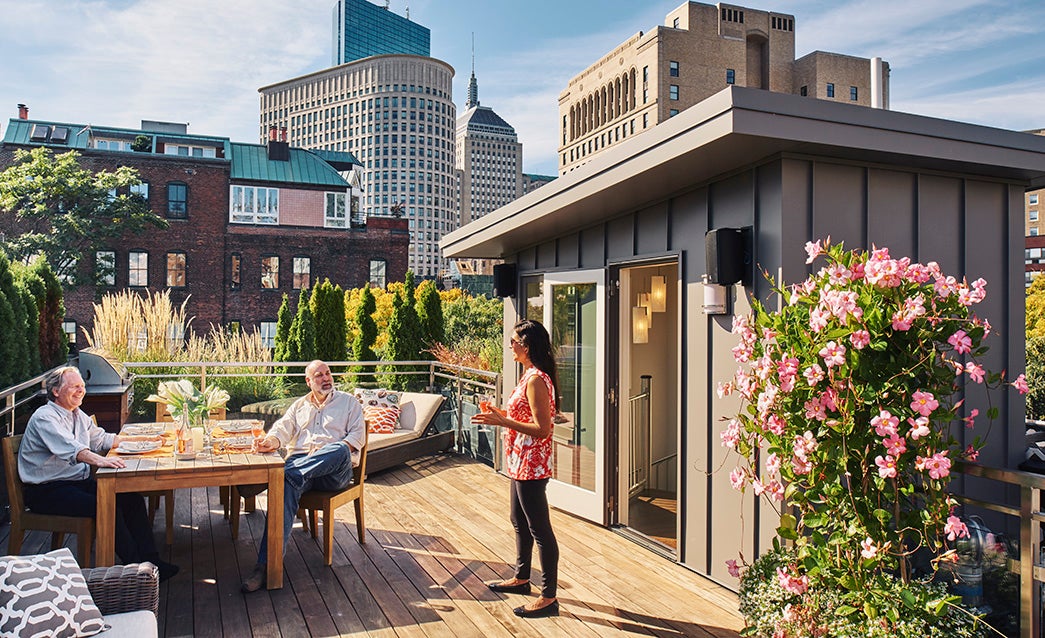 Family combines two Bay Village condos to keep living in the city