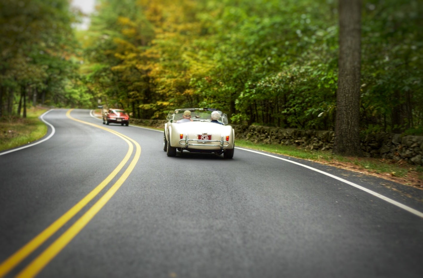 The route of this exclusive vintage car rally is a secret