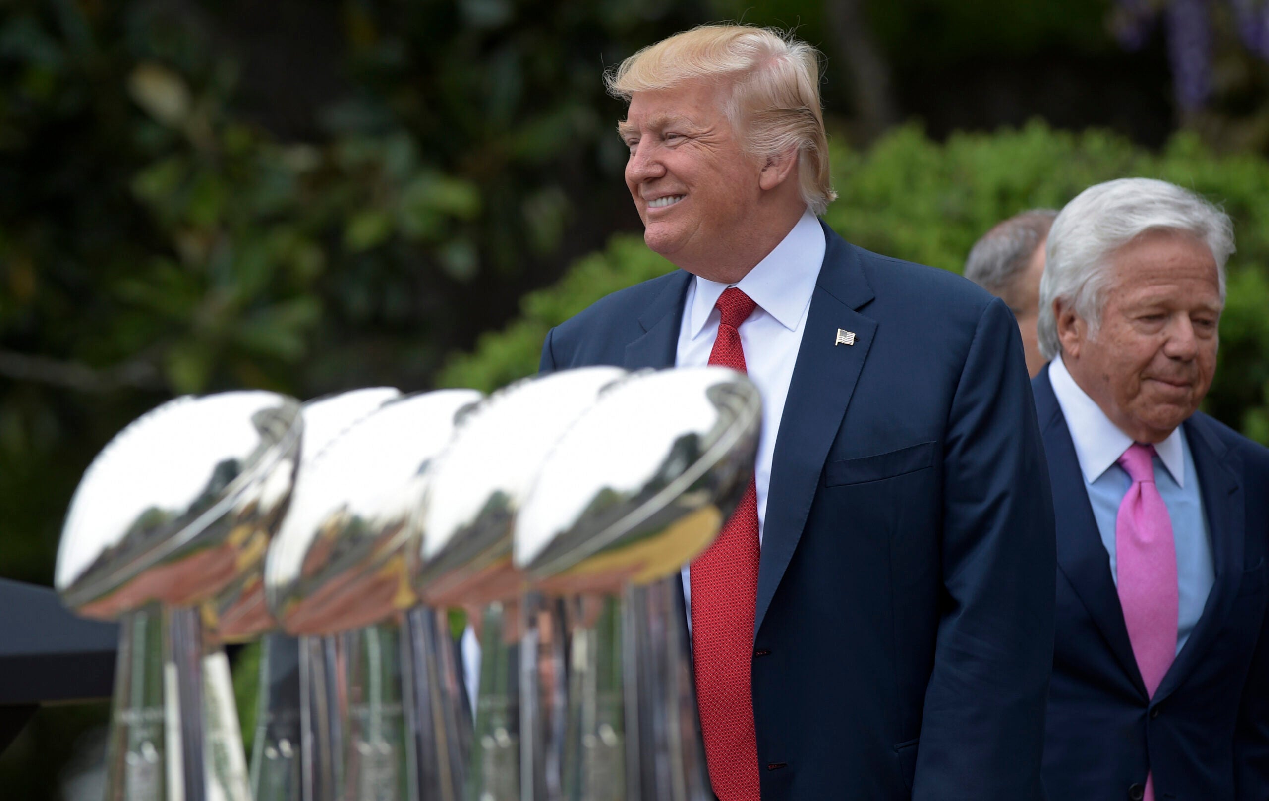 President Congratulates 2004 Super Bowl Champs New England Patriots