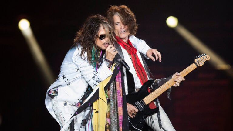 Steven Tyler and Joe Perry of Aerosmith