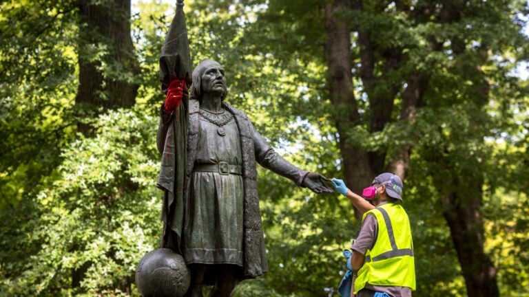 nyc sanitation christopher columbus day