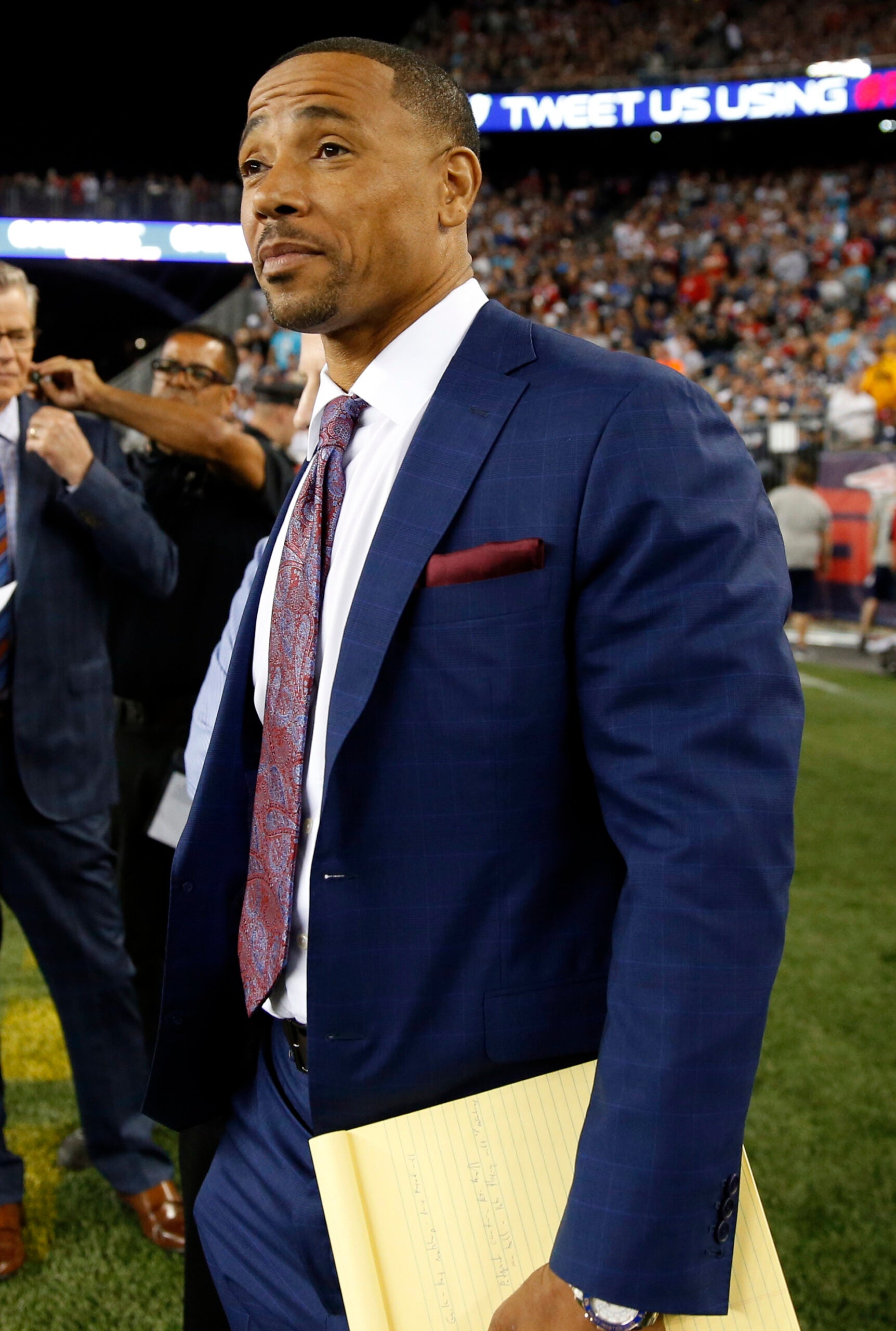 Rodney Harrison Left Super Bowl Li In The Third Quarter