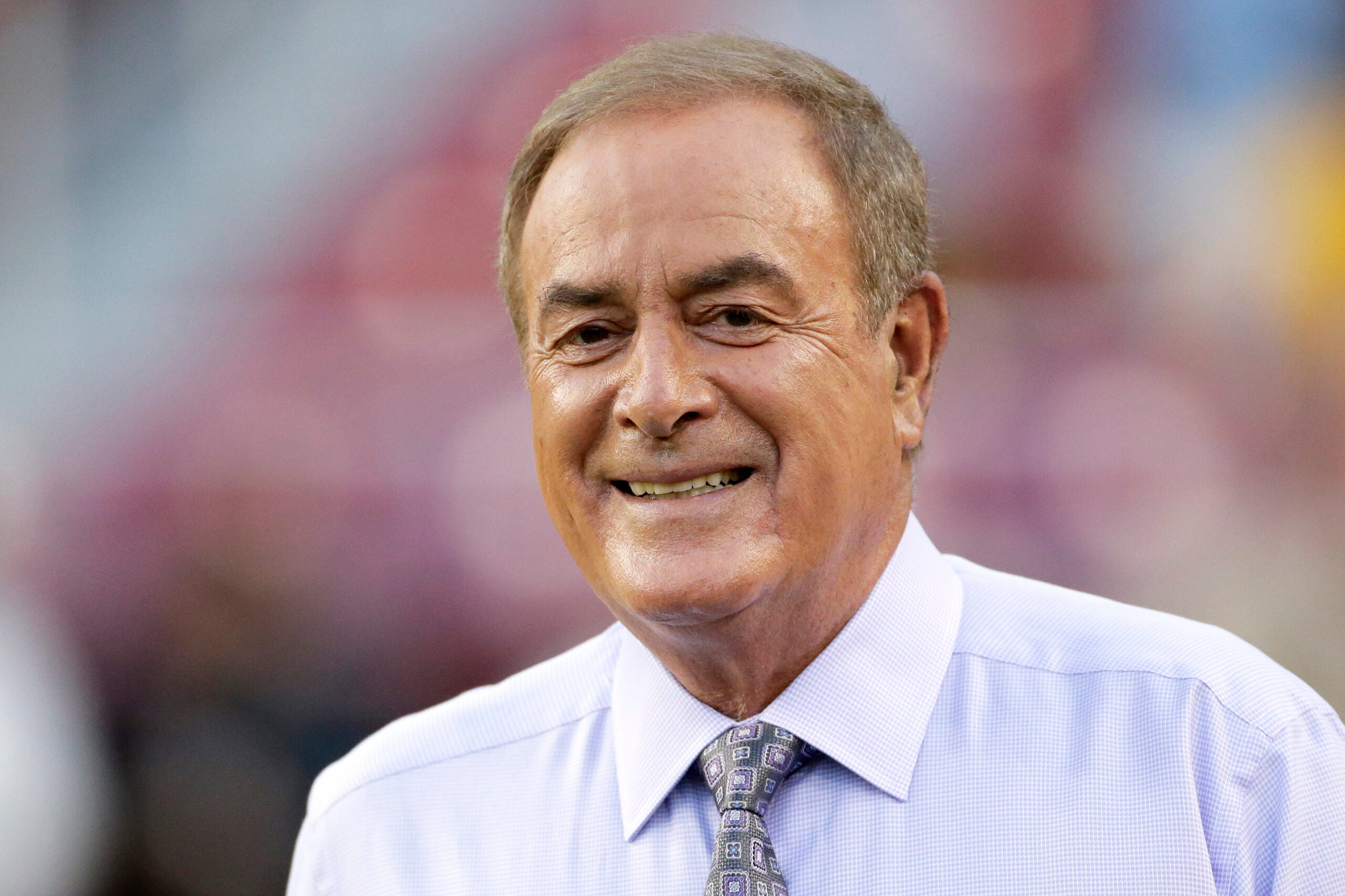 Here's what broadcaster Al Michaels said about the Patriots and Falcons ...