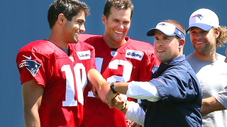 Josh McDaniels says familiarity with Jimmy Garoppolo from Patriots