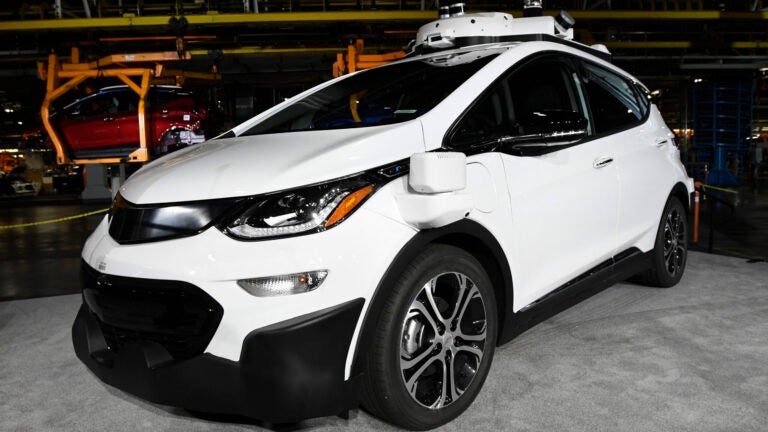 Self-driving Chevrolet Bolt EV