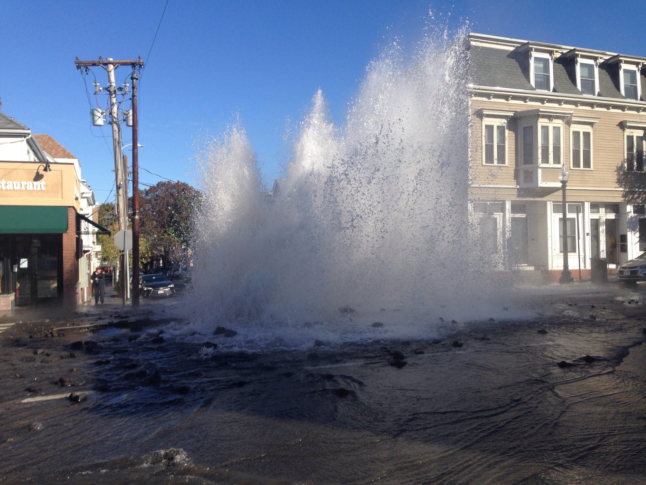 Water Leak in East Cambridge