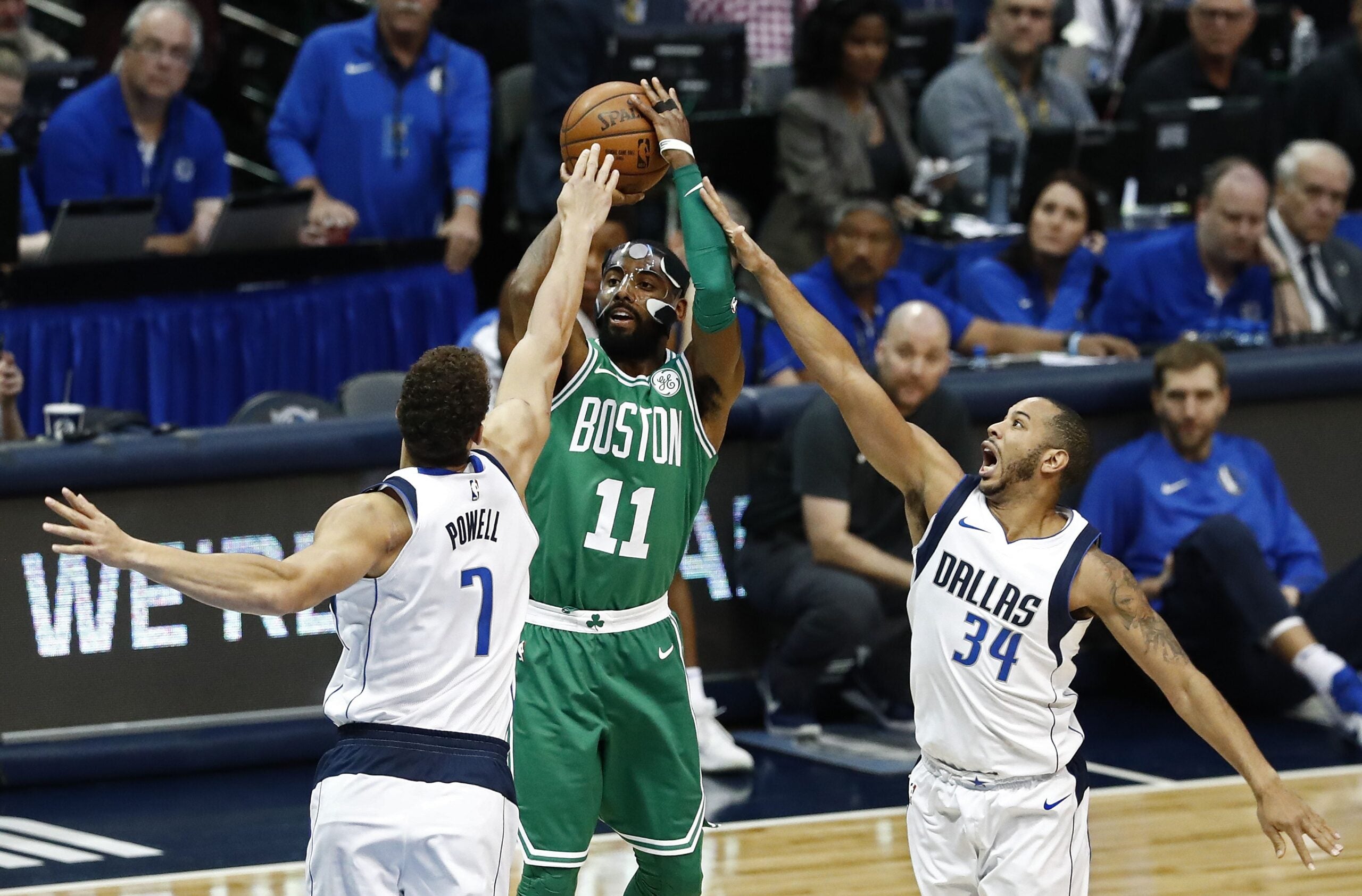 Kyrie Irving Scores 47; Celtics Beat Mavs In OT For 16th Straight Win