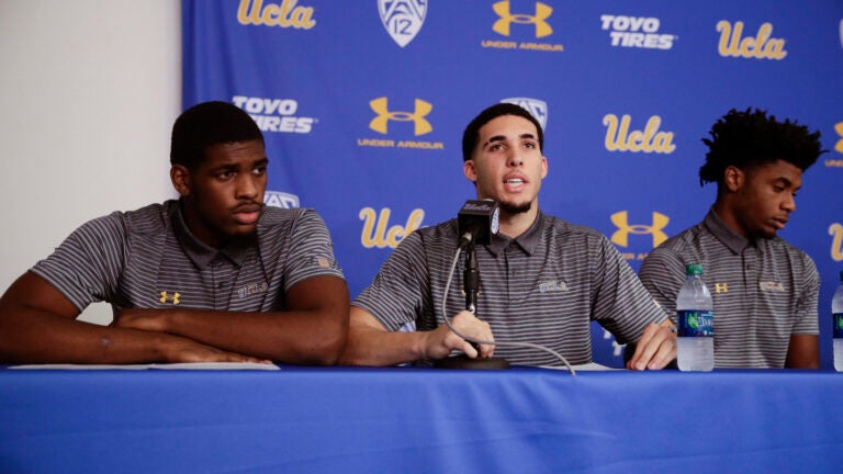 basketball player LiAngelo Ball UCLA basketball China