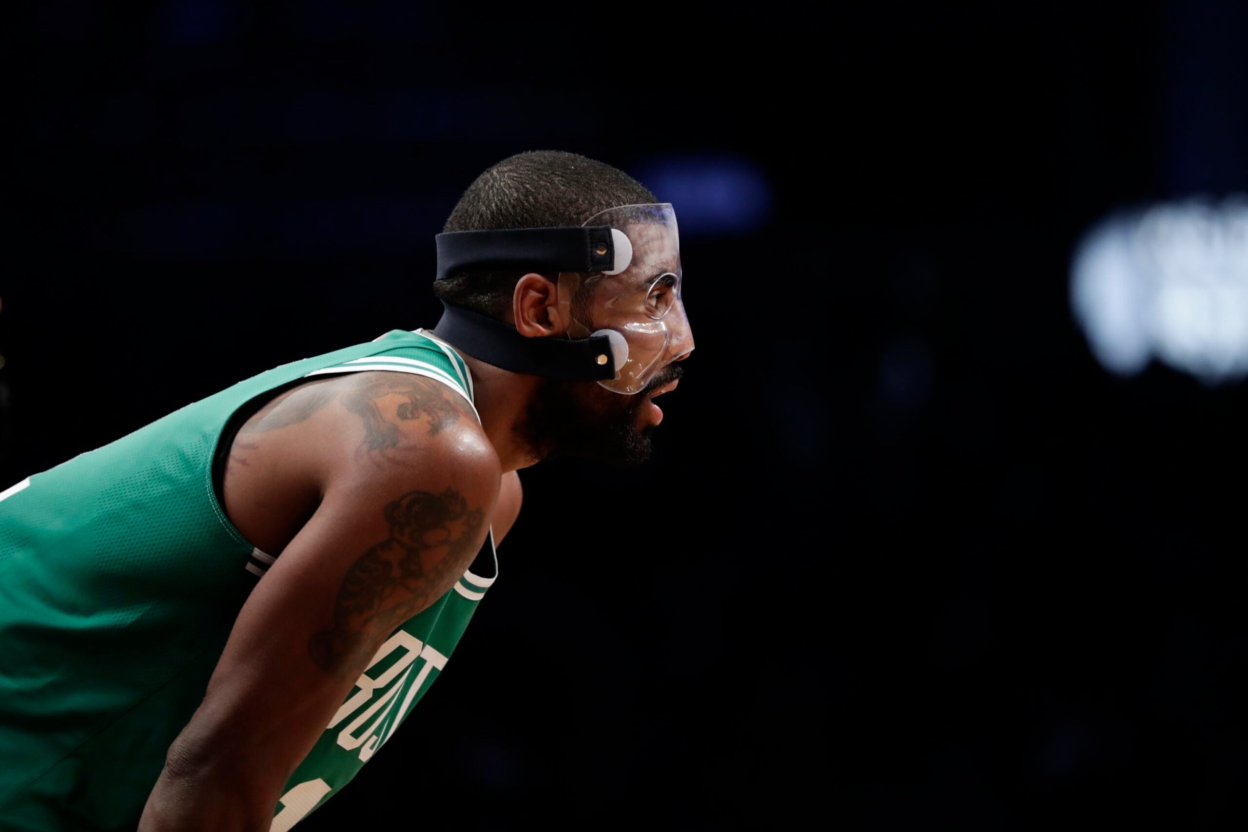 Kyrie Irving Wanted Nothing To Do With His Mask Against The Nets