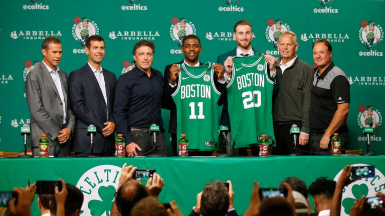Kyrie Irving Gordon Hayward Boston Celtics