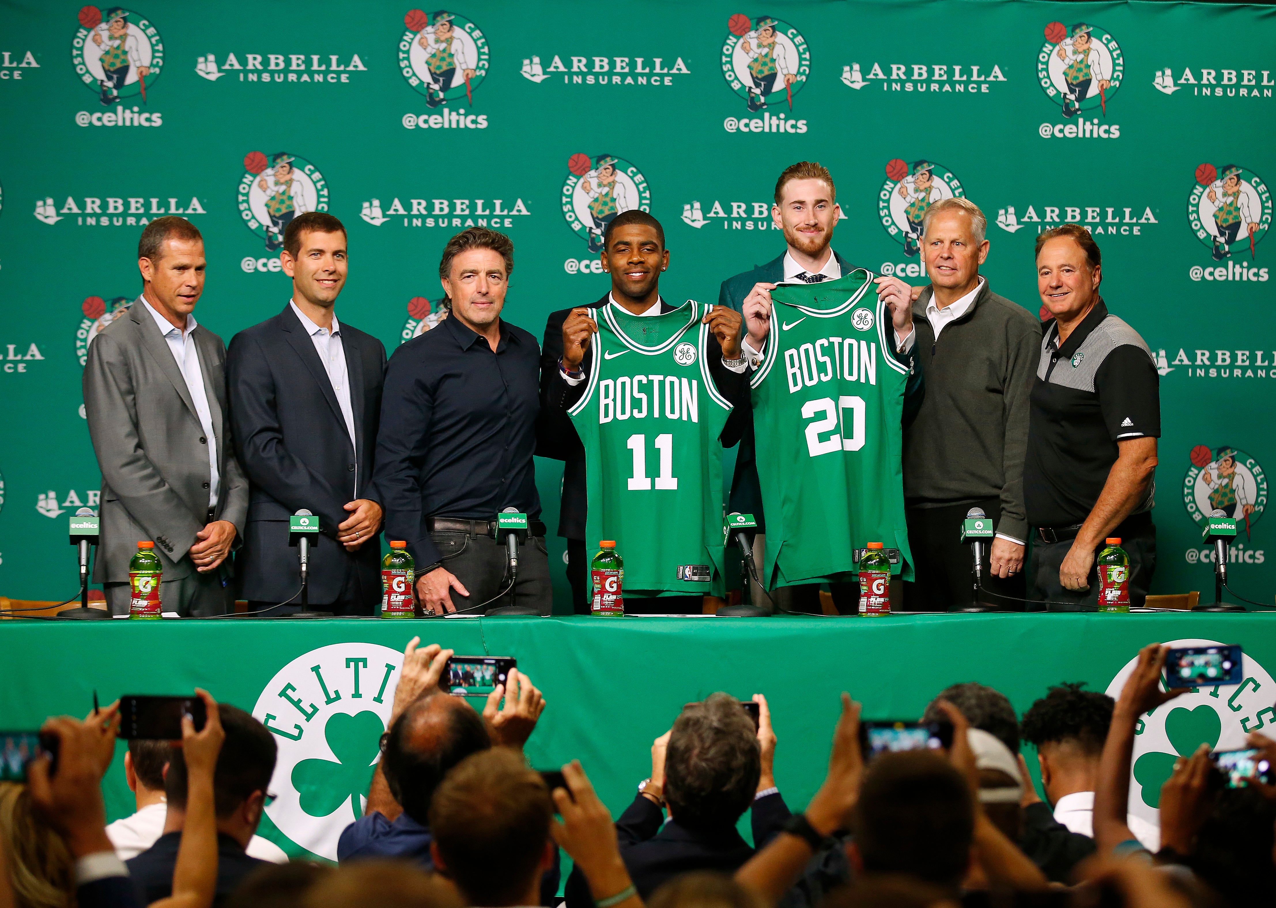 Kyrie Irving Gordon Hayward Boston Celtics