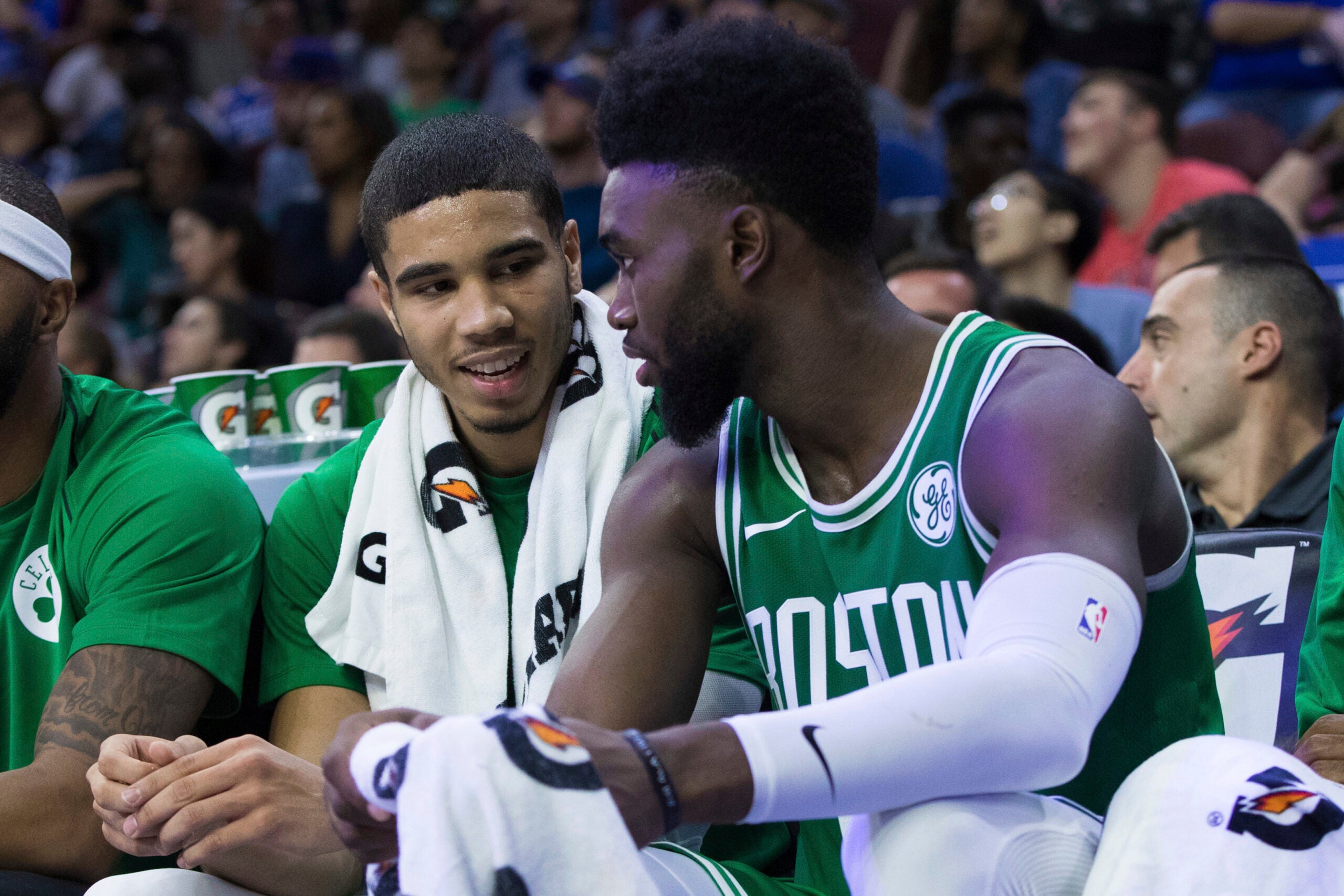 Jayson Tatum and Jaylen Brown's strong bond was on display during