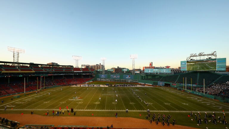 Fenway Park football