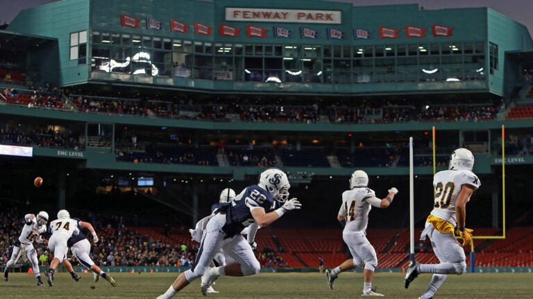 Thanksgiving football returns to Fenway Park