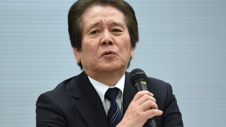 Mitsubishi Materials president Akira Takeuchi