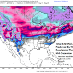 Snowfall Six Week Forecast