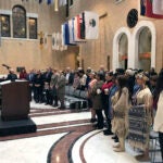 Cedric Cromwell Leads Song