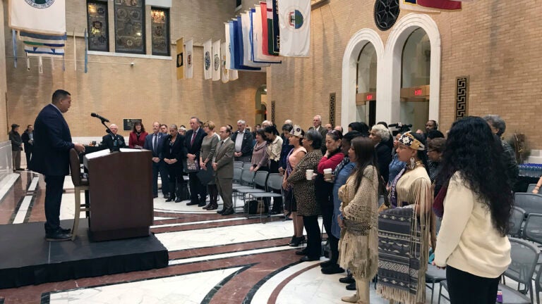 Cedric Cromwell Leads Song