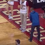 Boston College full court putt