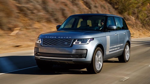 Here's an early look at the 2019 Range Rover P400e, a plug-in hybrid