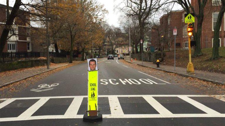 Tom Brady street sign cut outs